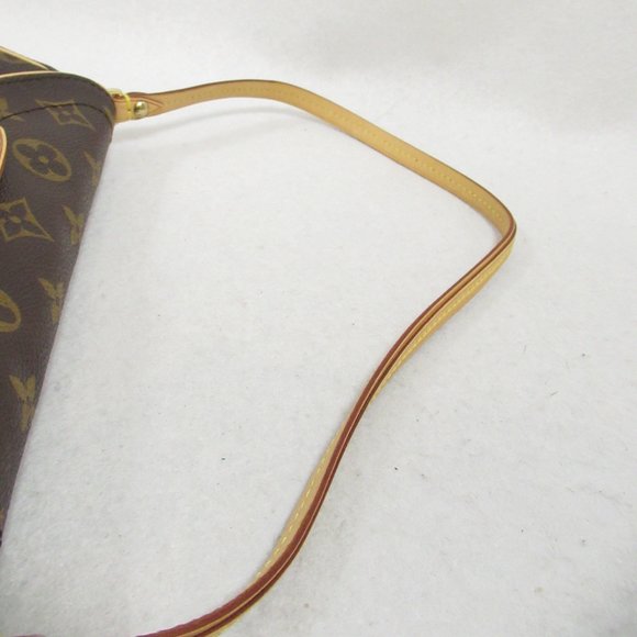 LOUIS VUITTON Coated Canvas Monogram Shoulder Bag Brown M40122 - Picture 9 of 11